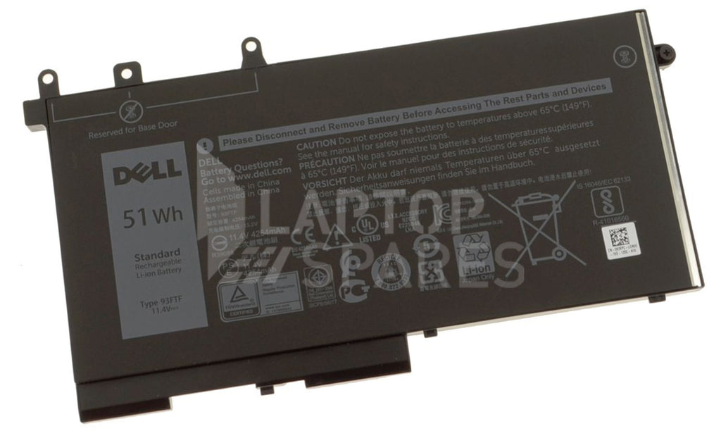 Dell Latitude 5280 51Wh 3 Cell Internal Battery - Laptop Spares
