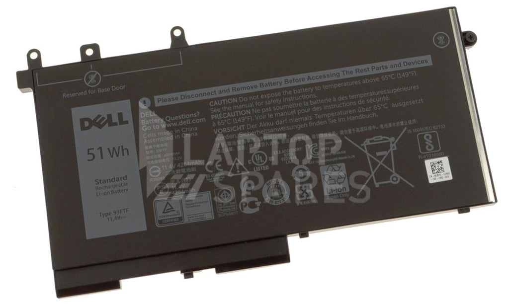 Dell Latitude 5290 51Wh 3 Cell Internal Battery - Laptop Spares