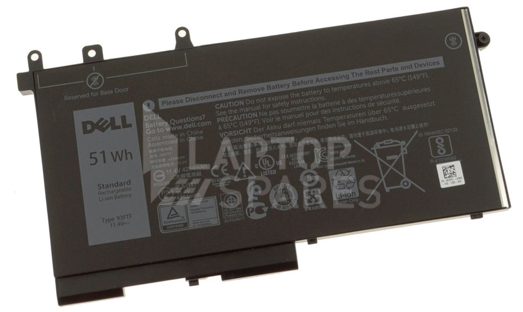 Dell Latitude 5288 51Wh 3 Cell Internal Battery - Laptop Spares