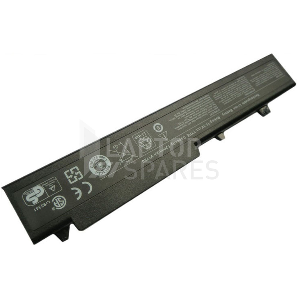 Dell Vostro 1710 1710N 1720 1720N V1710 V1720 4400mAh 6 Cell Battery - Laptop Spares