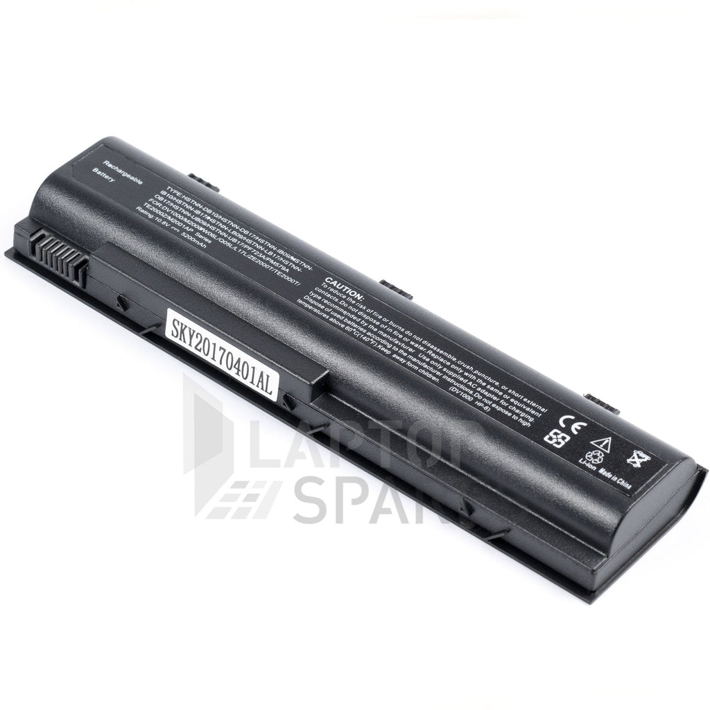 HP Compaq presario V2015AP PD109PA V2016AP PN905PA V2017AP PD121PA V2018AP PD122PA 4400mAh 6 Cell Battery - Laptop Spares