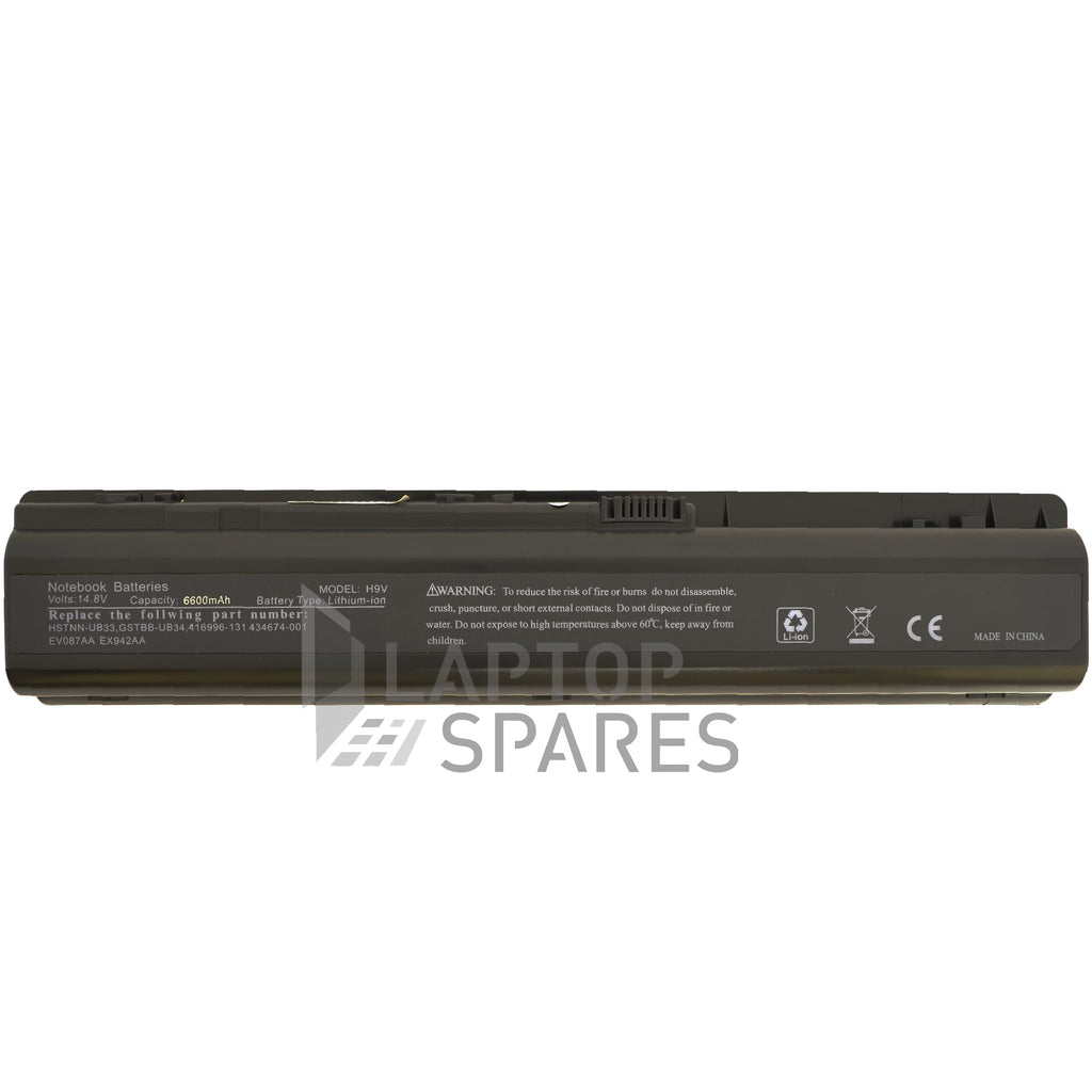 HP Pavilion DV9700 4400mAh 8 Cell Battery - Laptop Spares
