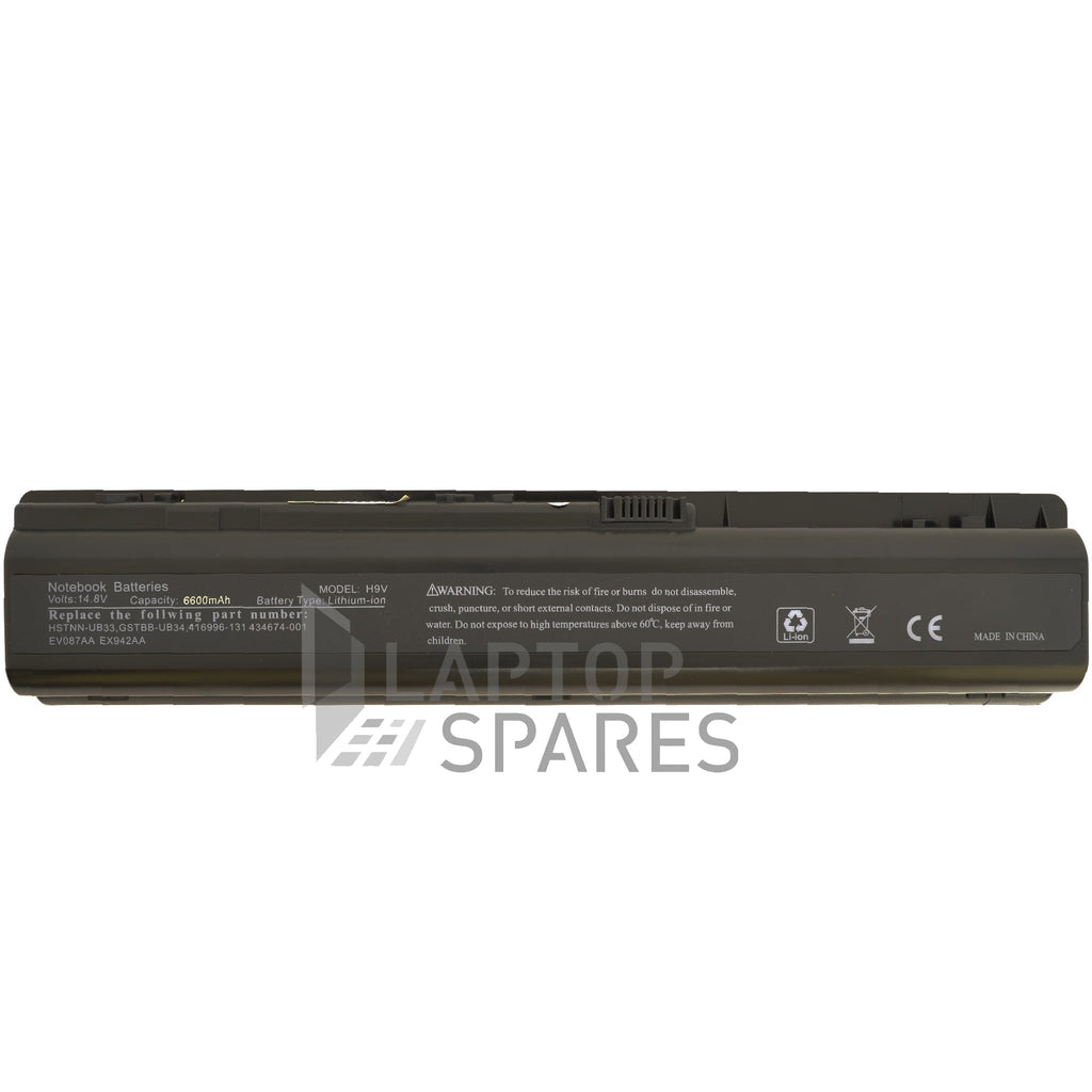 HP Pavilion DV9727TX 4400mAh 8 Cell Battery - Laptop Spares