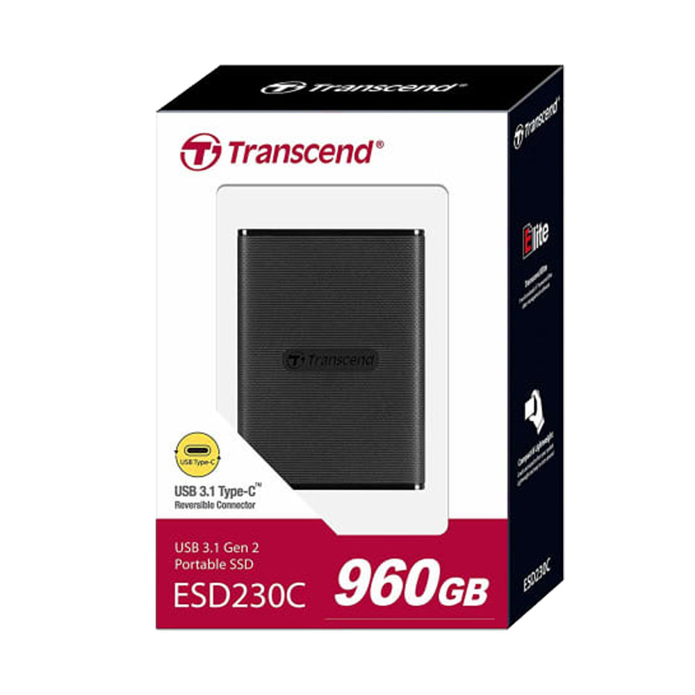 Transcend ESD230C 960GB 3D NAND Solid State Drive - Laptop Spares