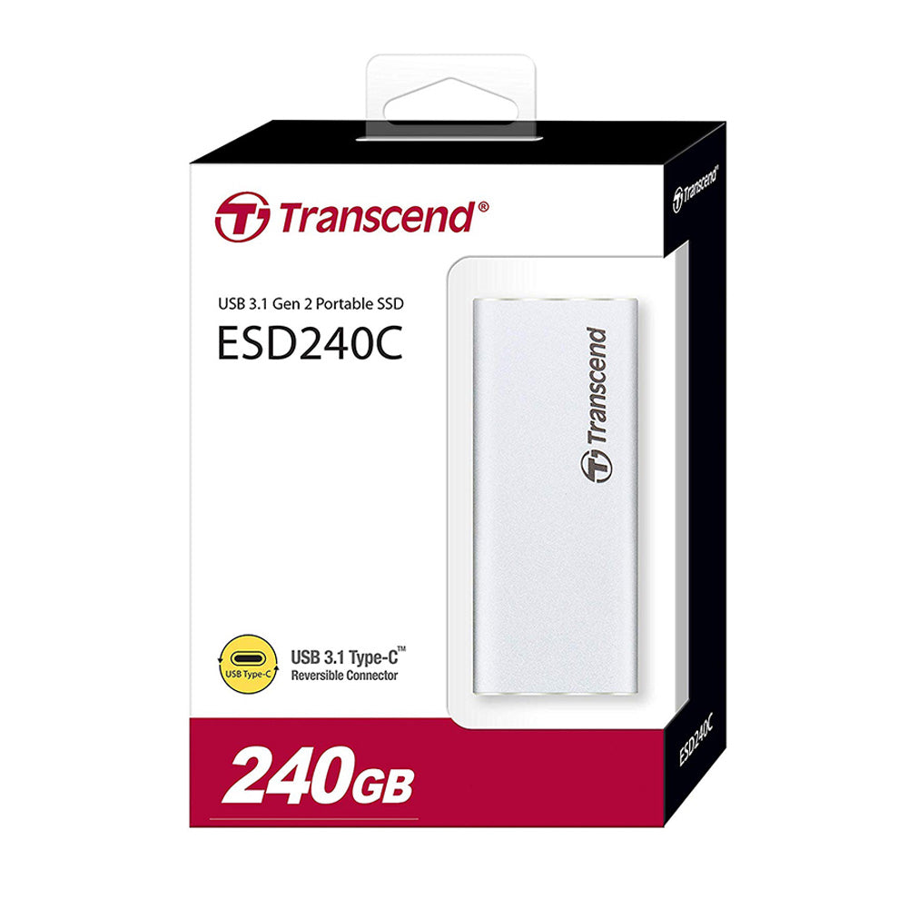 Transcend ESD240C 240GB 3D NAND Solid State Drive - Laptop Spares