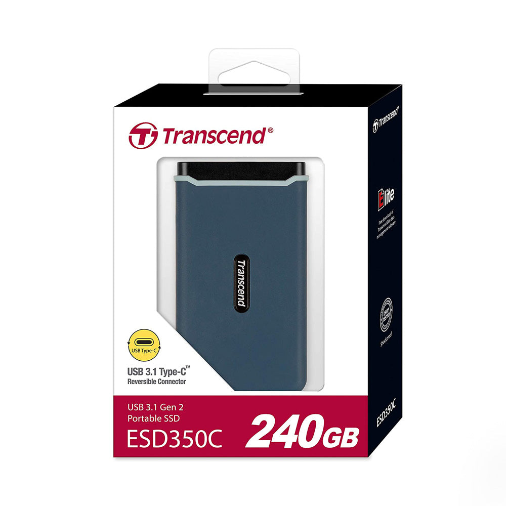 Transcend ESD350C 240GB 3D NAND Solid State Drive - Laptop Spares