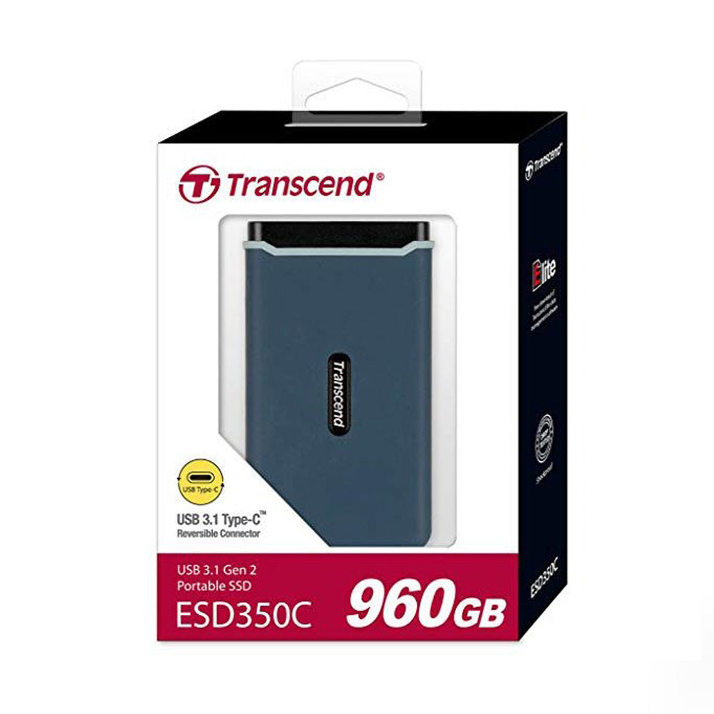 Transcend ESD350C 960GB 3D NAND Solid State Drive - Laptop Spares