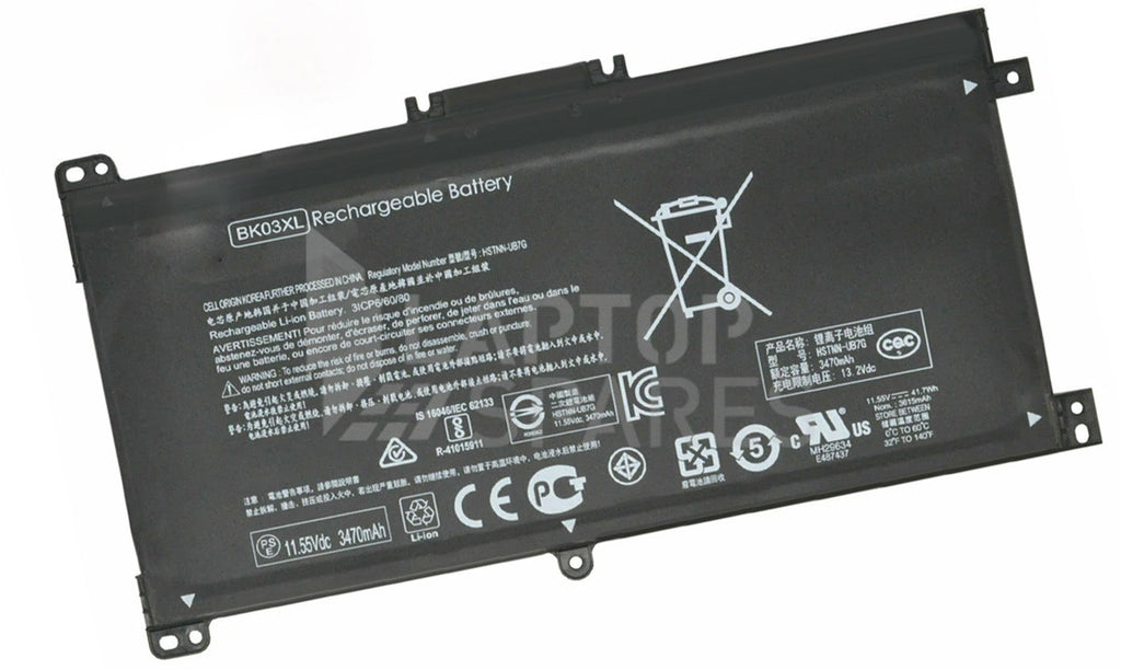HP Pavilion X360 14-BA025TU BK03XL 39Wh 3 Cell Battery - Laptop Spares