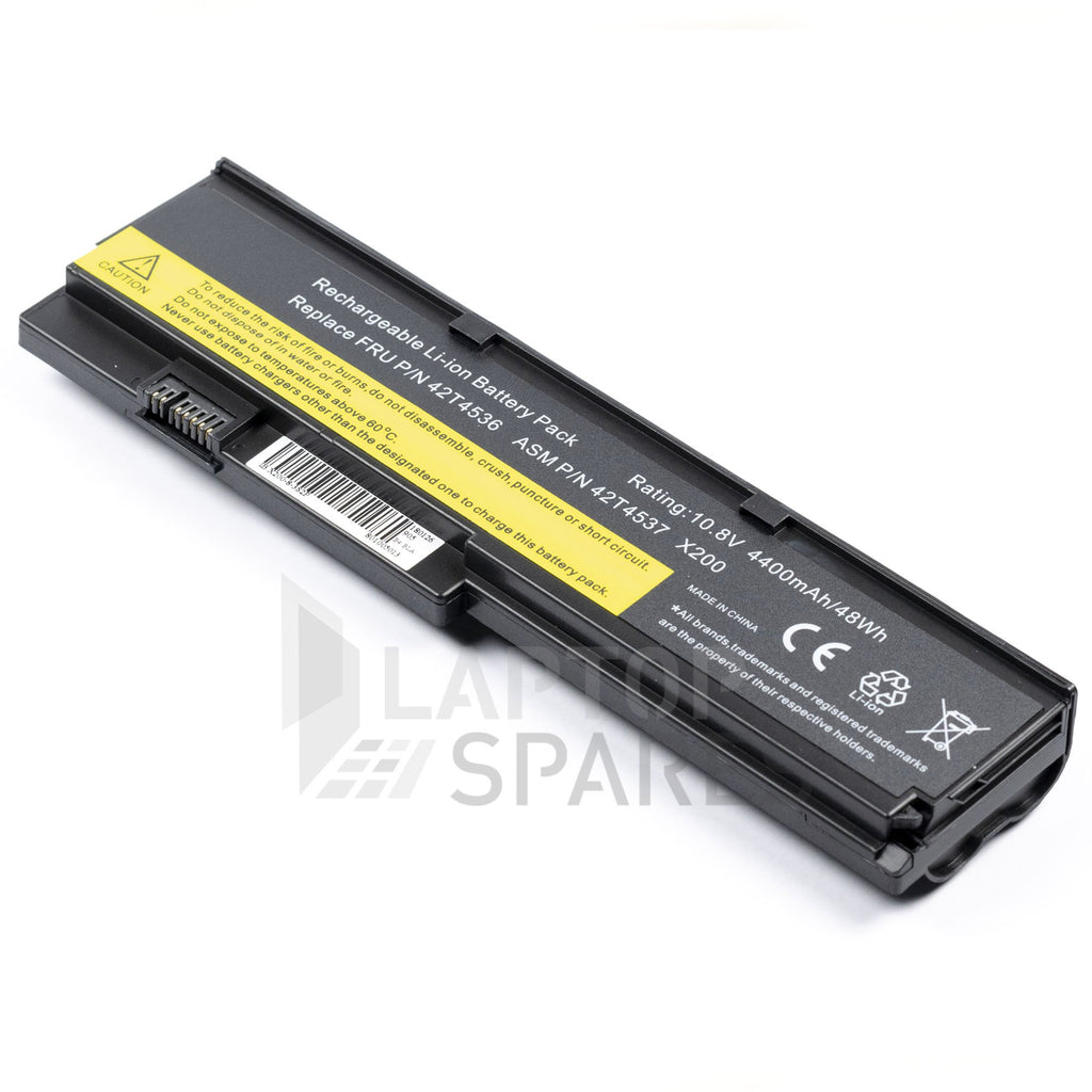 Lenovo ASM 42T4541 ASM 42T4543 4400mAh 6 Cell Battery - Laptop Spares