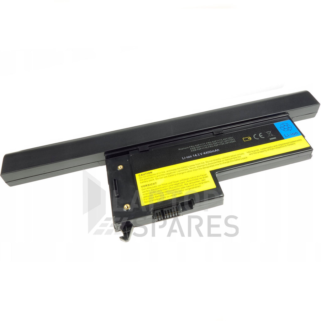IBM Lenovo ThinkPad X61s 15th ThinkPad X61s 7669 4400mAh 8 Cell Battery - Laptop Spares