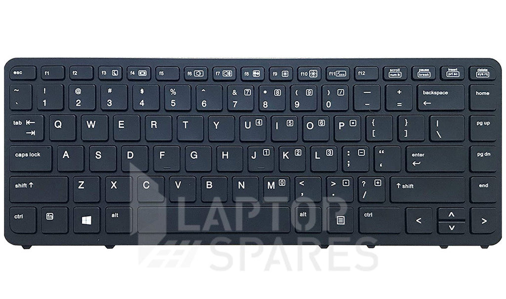 HP ZBook 14 G2 With Frame Laptop Backlit Keyboard - Laptop Spares