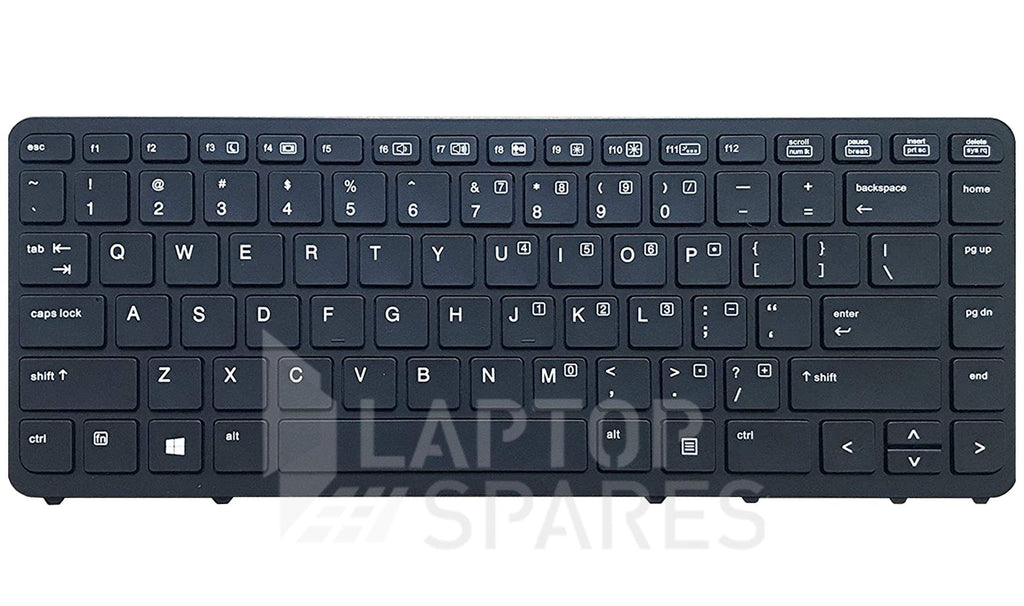 HP EliteBook 840 G2 With Frame Laptop Backlit Keyboard - Laptop Spares
