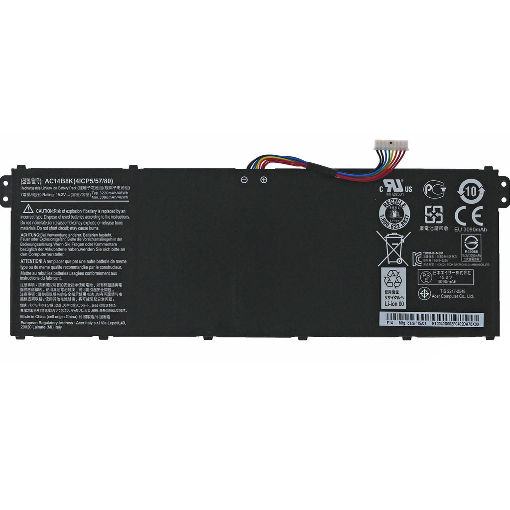 Acer Aspire ES1-520-34HW Aspire ES1-520-34KU 48Wh4 Cell Battery - Laptop Spares
