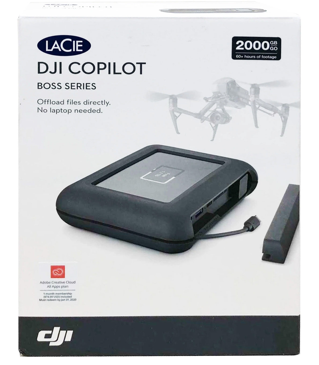 LaCie DJI Copilot Portable 2TB Drive | Laptop Spares
