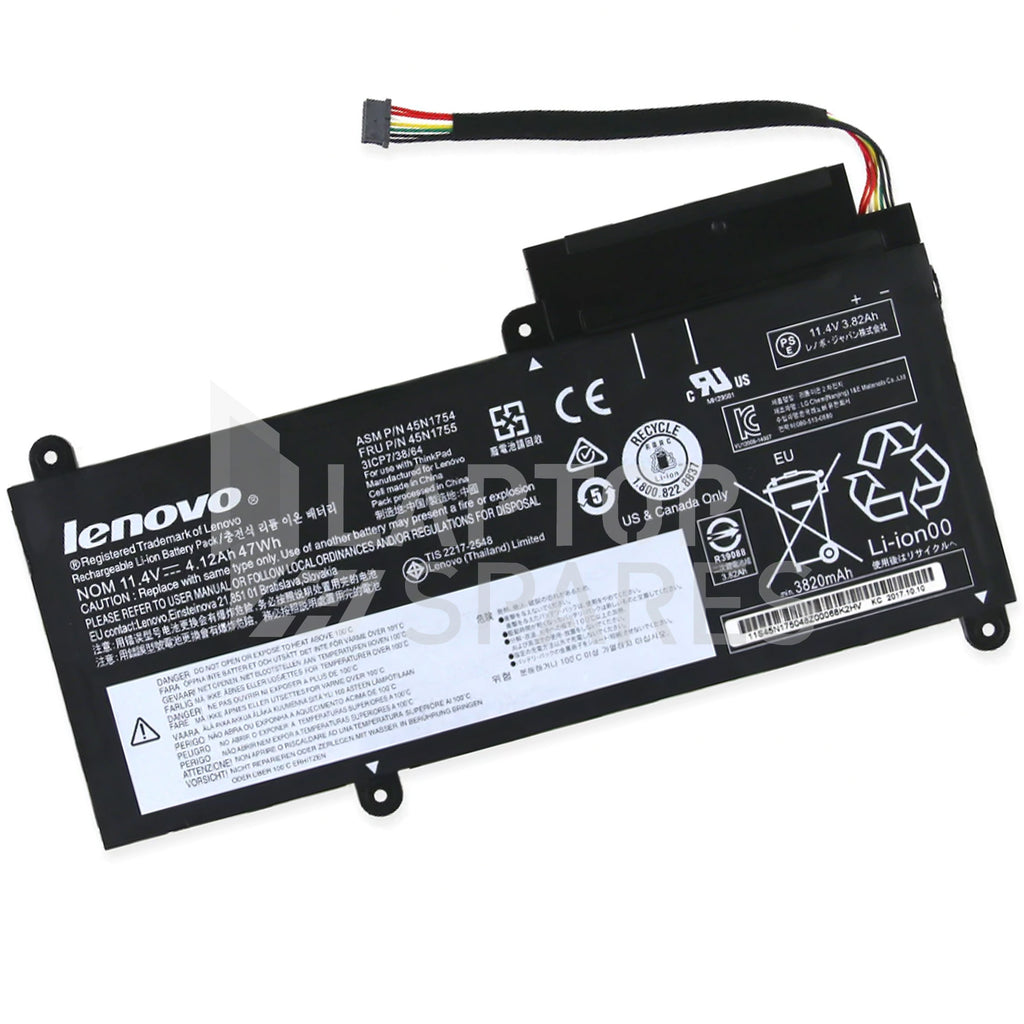 IBM Lenovo ThinkPad 45N1753 45N1754 45N1755 45N1756 45N1757 47Wh 6 Cell Battery - Laptop Spares