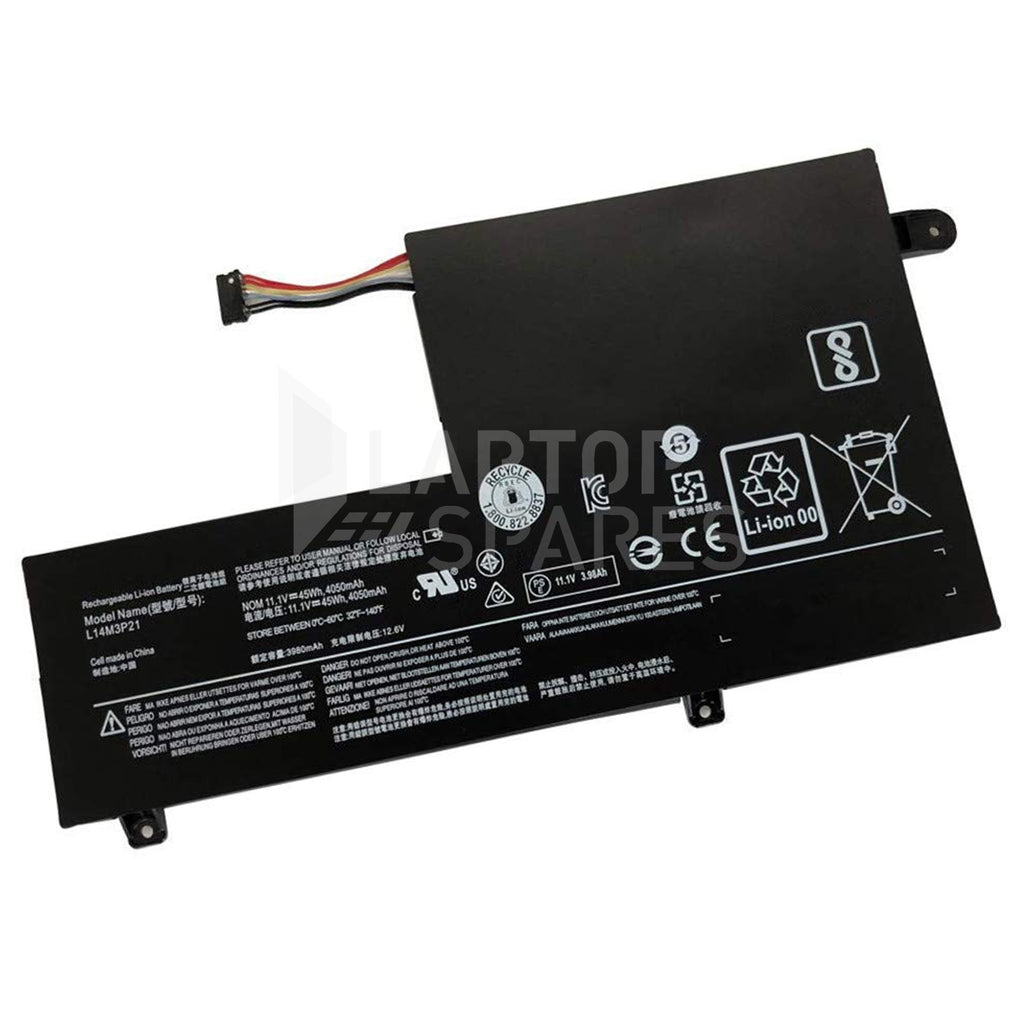 IBM Lenovo IdeaPad FLEX 4 1470 Flex 4 1570 L14M3P21 4050mAh 3 Cell Battery - Laptop Spares