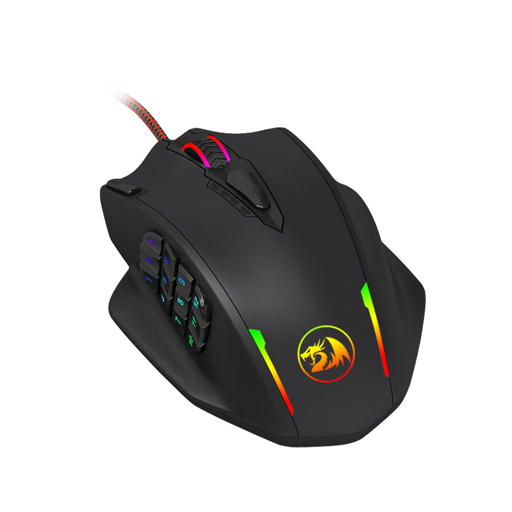 Redragon M908 IMPACT MMO Gaming Mouse - Laptop Spares