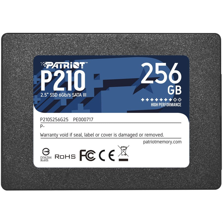 Patriot P210 256GB 2.5" SATA III Solid State Drive - Laptop Spares