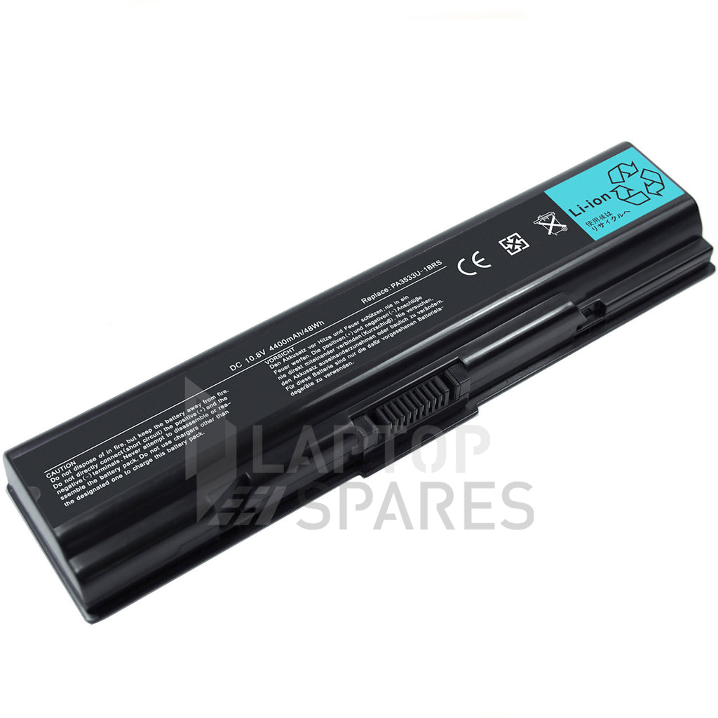 Toshiba PA3533U-1BAS PA3533U-1BRS 4400mAh 6 Cell Battery - Laptop Spares