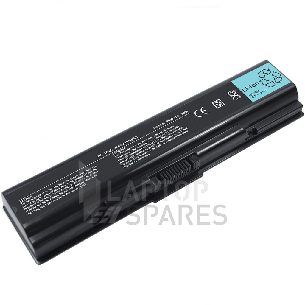 Toshiba Satellite A200 1VD Satellite A200 1VF Satellite A200 1VG 4400mAh 6 Cell Battery - Laptop Spares