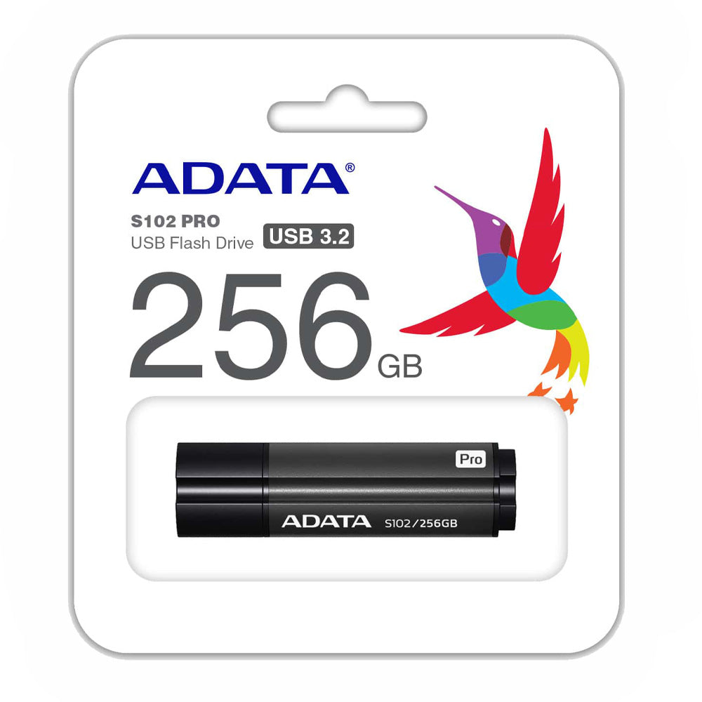 Adata S102 Pro 256GB USB Flash storage Drive 3.2 - Laptop Spares