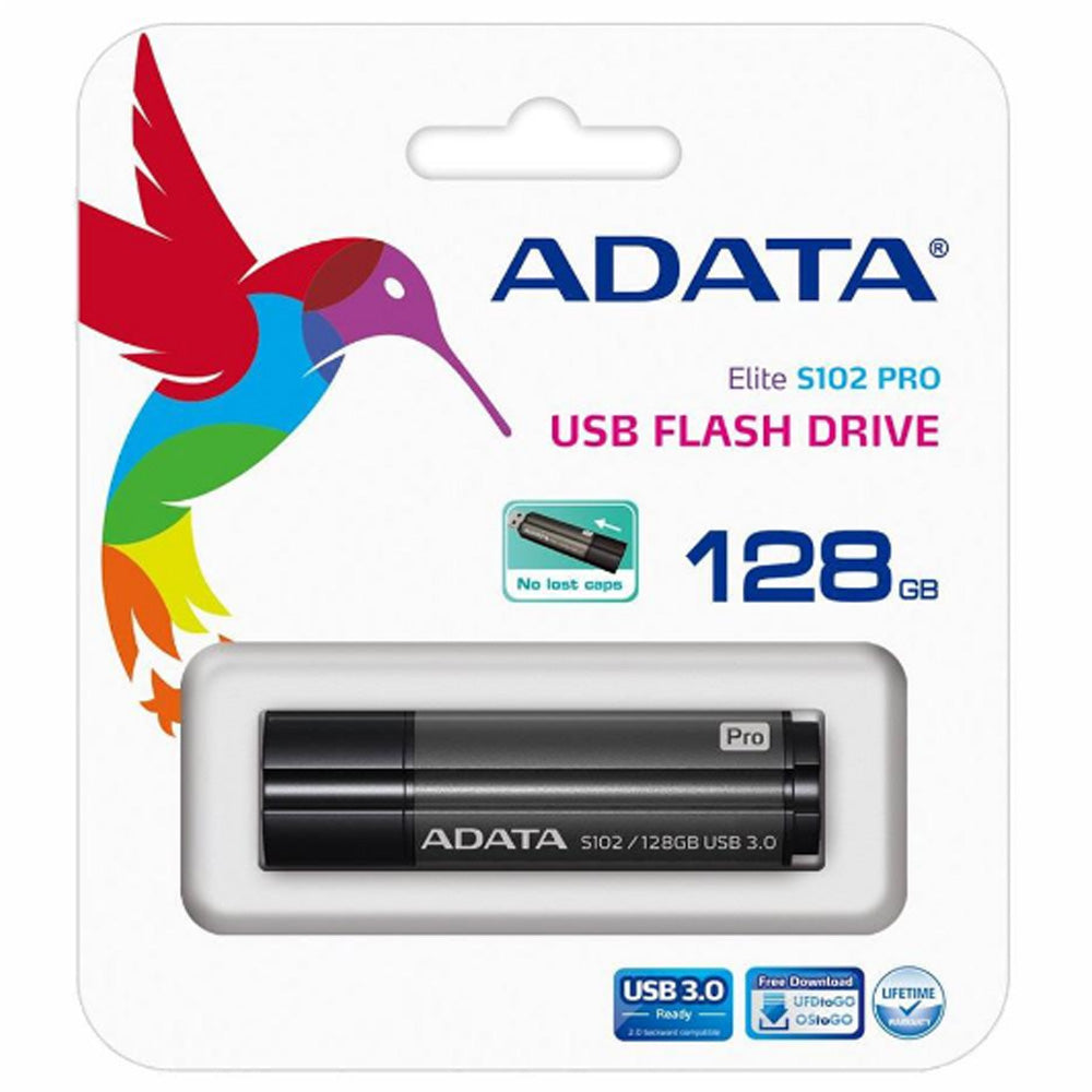 Adata S102 Pro 128GB USB Flash storage Drive 3.0 - Laptop Spares