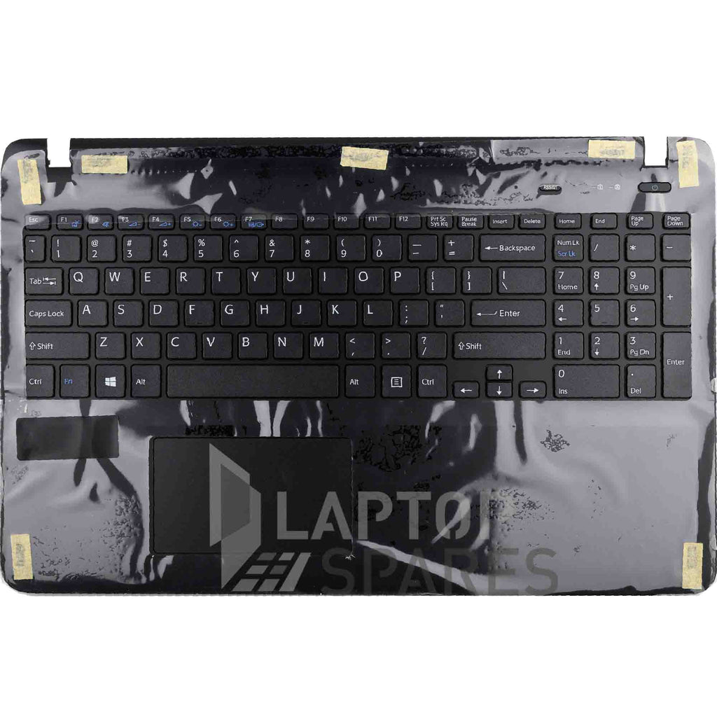 Sony Vaio SVF152 Laptop Palmrest Cover W/ US Keyboard - Laptop Spares