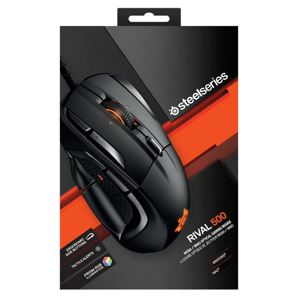 SteelSeries Rival 500 MMO Optical Gaming Mouse - Laptop Spares