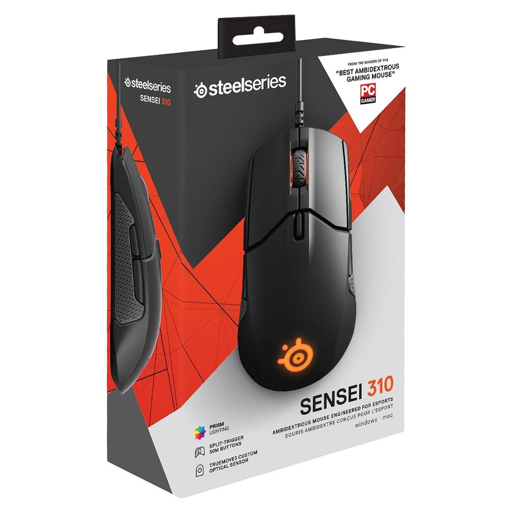 SteelSeries Sensei 310 Ambidextrous RGB Lighting Optical Gaming Mouse - Laptop Spares