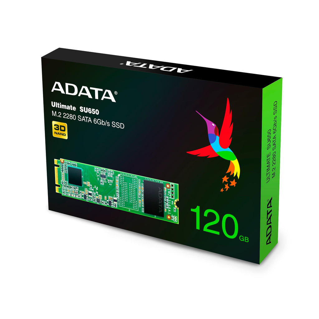 Adata Ultimate SU650 120GB M.2 2280 SSD Card - Laptop Spares