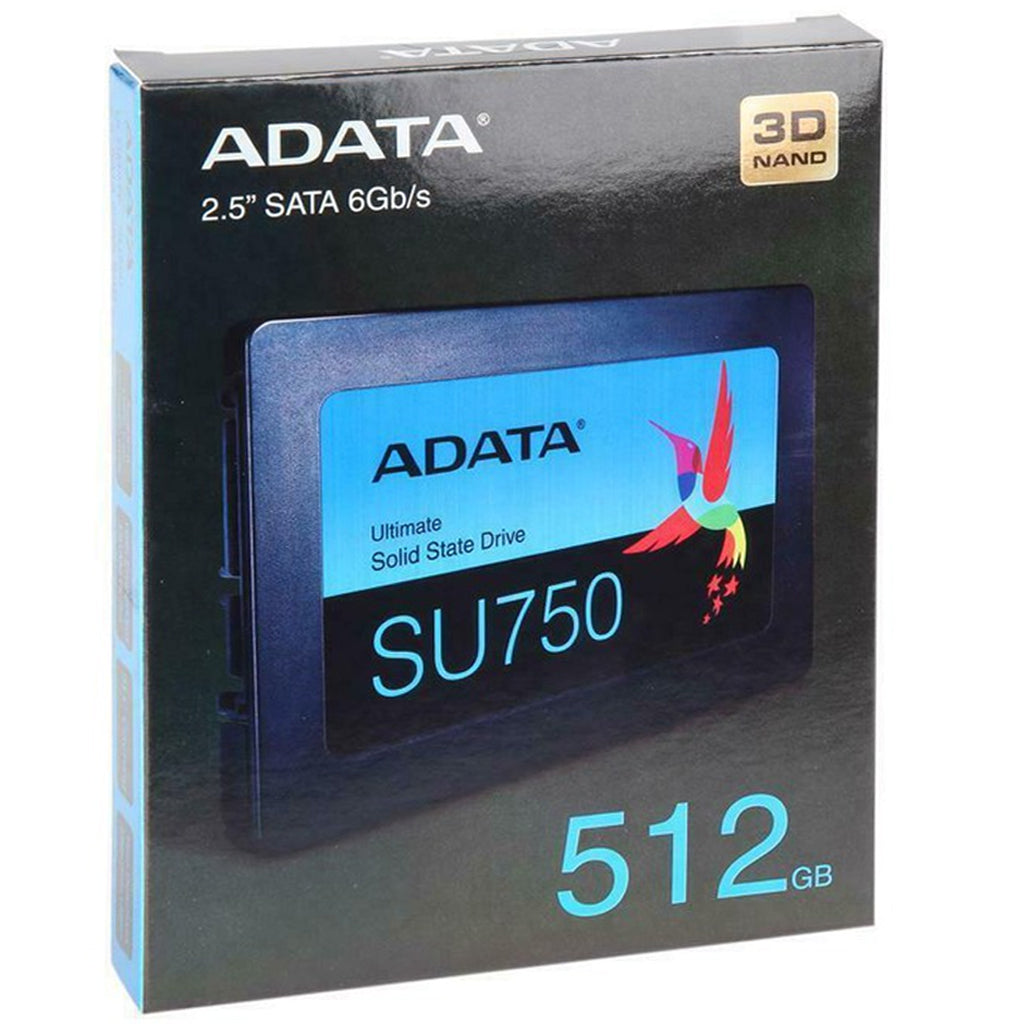 Adata SU750 512GB 3D NAND Solid State Drive - Laptop Spares