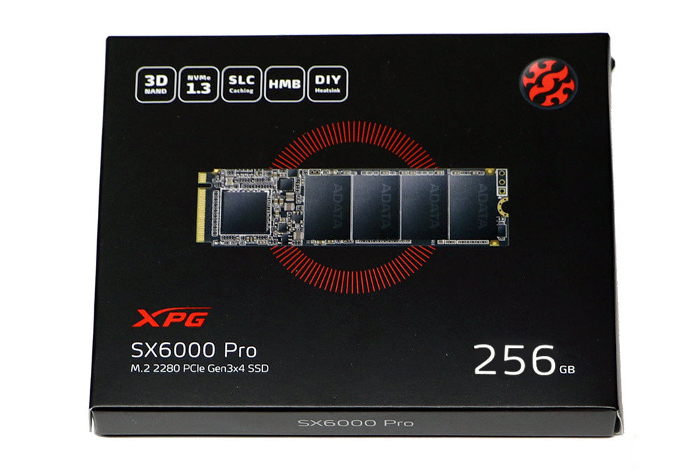 Adata SX6000 Lite 256GB NVMe PCIE 3D SSD Hard Drive M.2 2280 Card - Laptop Spares