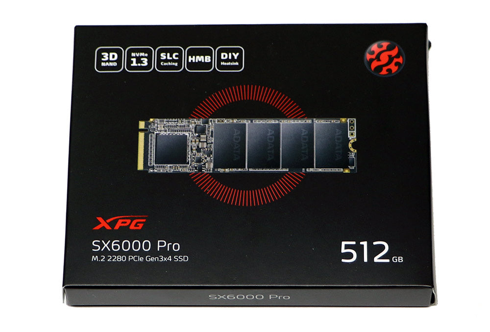 Adata SX6000 Lite 512GB NVMe PCIE 3D SSD Hard Drive M.2 2280 Card - Laptop Spares