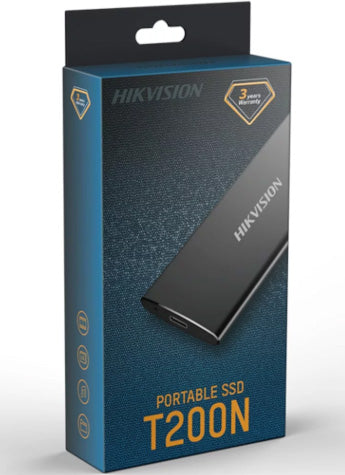 Hikvision T200N 128GB Portable USB 3.1 Type C External Solid State Drive - Laptop Spares