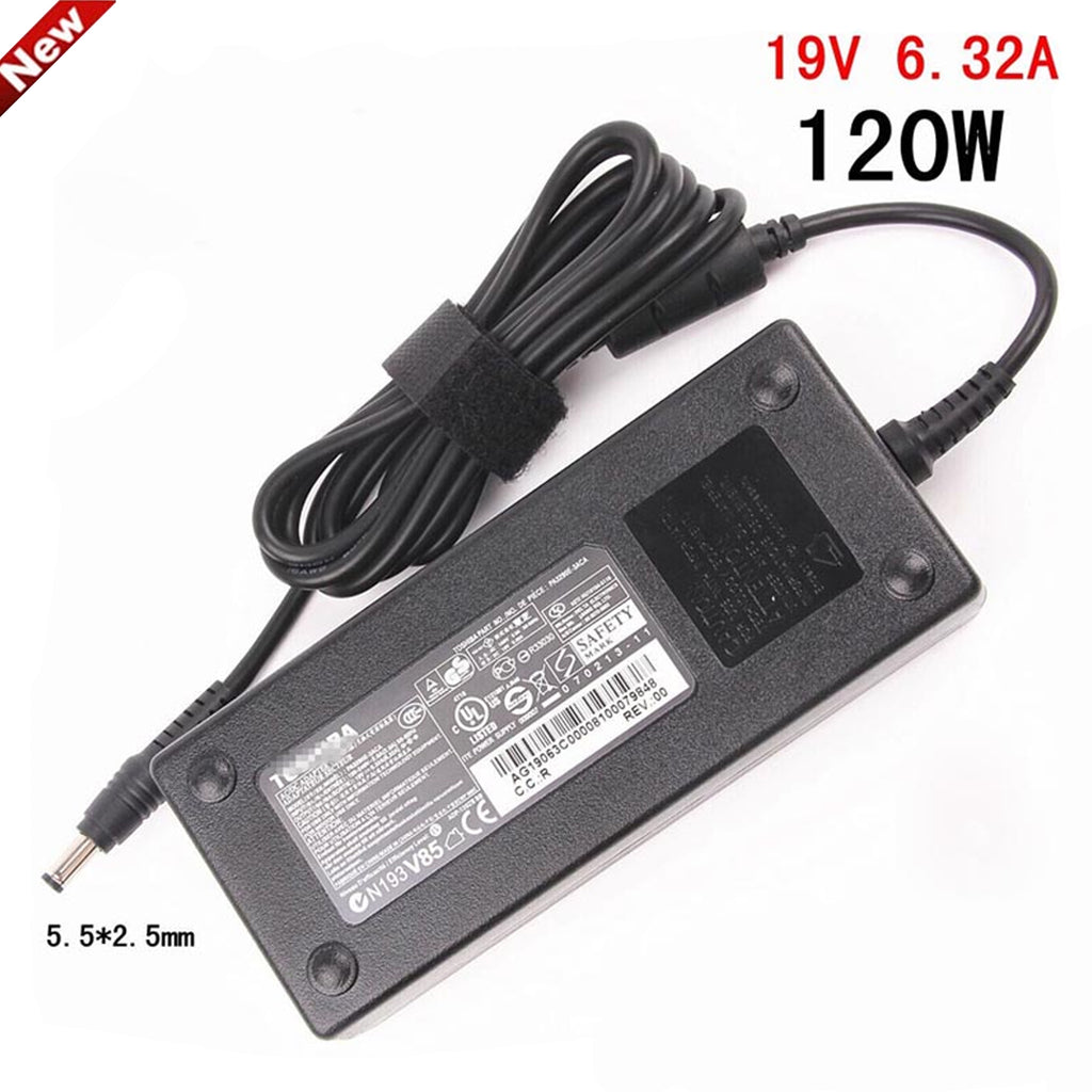 Toshiba 120W 19V 6.3A 5.5*2.5mm Laptop AC Adapter Charger - Laptop Spares