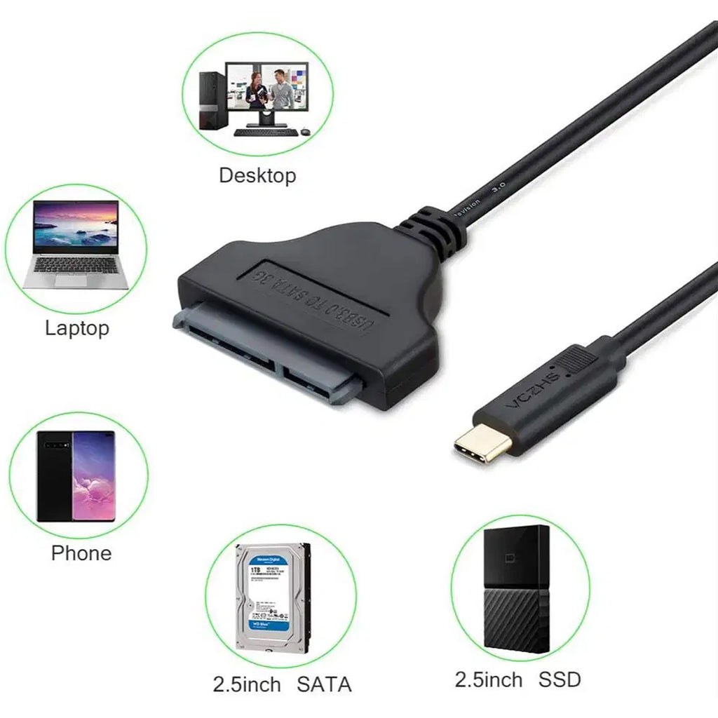 USB-C to SATA Cable - Laptop Spares
