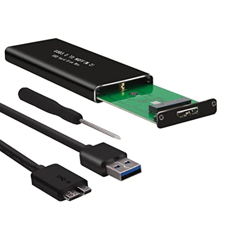 Laptop Hard Drive Portable Case USB 3.0 To NGFF M.2 SATA 2230 / 2242 / 2260 / 2280 mm SSD Enclosure - Laptop Spares
