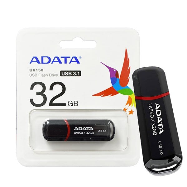 Adata UV150 32GB USB Flash Drive 3.1 - Laptop Spares